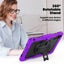 Xiaomi Redmi Pad 2 11 inch 2025 Drop Protection Case-Purple Black Carousel 3