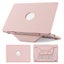 MacBook Pro 14 inch 2021-2024 PU Leather Folding Stand Laptop Case-Pink Carousel 1