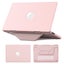 MacBook Pro 16 inch 2021-2024 PU Leather Folding Stand Laptop Case-Pink Carousel 1