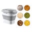 Collapsible Pet Food Storage Container Dog Cat Dry Food Container with Lid Gr Carousel 4
