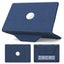 MacBook Air 15 inch 2023/2024/2025 Fabric Folding Stand Laptop Case-Navy Carousel 1