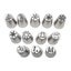 12 Pcs Set Flower Icing Piping Nozzles Tips Pastry Cake Decor Tips DIY Baking Carousel 1