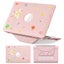 MacBook Pro 13 inch 2018-2022 PU Leather Folding Stand Laptop Case-Spark Pink Carousel 1