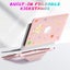 MacBook Pro 13 inch 2018-2022 PU Leather Folding Stand Laptop Case-Spark Pink Carousel 6