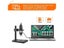 Professional USB Digital Microscope 1000X-1600X 8 LEDs 2MP Magnifier Lift Stand Carousel 5