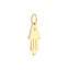 14K Yellow Gold Hamsa Diamond Pendant, 18mm Carousel 2