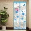 90X210cm Magnetic Summer Mosquito Screen Door Curtain Blue Carousel 1