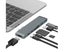 Multi-functional Dual-Head Type Hub Docking Station - Grey Carousel 1