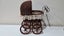 * Cane Wrought Iron Vintage Dolls Pram. Carousel 1