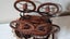 * Cane Wrought Iron Vintage Dolls Pram. Carousel 6