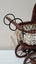 * Cane Wrought Iron Vintage Dolls Pram. Carousel 8
