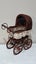 * Cane Wrought Iron Vintage Dolls Pram. Carousel 12