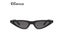 45348 Small Frame Oval Sunglasses Rivet Women Brand Glasses Designer Fashion Carousel 4