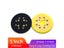 5 Inch 125mm 8 Holes 3/4 Nails Backing Pad Hook Loop Sanding Pads For Fits Air Carousel 3