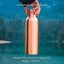 100% Pure Copper Water Bottle for Yoga / Ayurveda Health Benefits Carousel 2