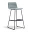Maven Upholstered High Back Bar Stool in Pale Blue Carousel 1