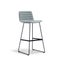 Maven Upholstered High Back Bar Stool in Pale Blue Carousel 2