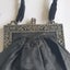 Antique Victorian French Sterling Marcasite And Black Stain Handbag Carousel 7