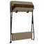 vidaXL Changing Table Taupe Iron Carousel 5