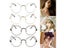 Chic Eyeglasses Retro Big Round Metal Frame Clear Lens Glasses Nerd Spectacles Carousel 4