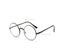 Chic Eyeglasses Retro Big Round Metal Frame Clear Lens Glasses Nerd Spectacles Carousel 7