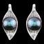 TAHITIAN Colour FW PEARL STERLING .925 EARRING Carousel 1