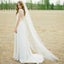 10$ Cheap Waltz Veil Cut Edge White Long Bridal Veils One Layer Wedding Veils Carousel 1