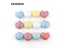 New Cute Child Nordic Ceramic Single Round Door Handle With Screw 1PC Carousel 3