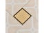 Rozin Brushed Gold Floor Drains 10*10cm Invisible Bathroom Floor Drain Matte Carousel 4