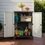 Gardeon Outdoor Storage Cabinet Box 92cm Lockable Cupboard Sheds Garage Adjus... Carousel 1