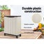 Gardeon Outdoor Storage Cabinet Box 92cm Lockable Cupboard Sheds Garage Adjus... Carousel 7