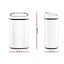 Devanti 58L Motion Sensor Bin Rubbish Automatic White Carousel 2