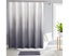 Ombre Shower Curtain with Hooks for Bathroom Textured Waterproof Gradient F Carousel 1
