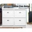 Artiss Shoe Rack Cabinet 16 Pairs 4-tier White Paul Carousel 5