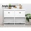 Artiss Shoe Rack Cabinet 16 Pairs 4-tier White Paul Carousel 7