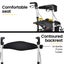 2-In-1 Folding Rollator Wheelchair Adjustable Mobility Walker W / Park Brakes... Carousel 10