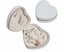Travel Jewelry Box, Heart-Shaped Jewelry Organizer Case Holder for Necklaces, Carousel 1