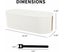 Cable Management Box with 10 Cable Ties, Cable Organizer Box for Power Strips Carousel 2