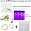 Jewellery Molds Gem Earrings Pendant Epoxy UV Resin Silicone Moulds Carousel 5