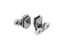 Stainless Steel Shower Door Twin Rollers Runners - Set Of 4 - Top Bottom Carousel 5