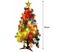 24 Inch Tabletop Xmas Tree, Artificial Mini Christmas Pine Tree with LED Stri Carousel 2