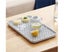 Household tea tray double-layer plastic tray living room coffee table cup rec Carousel 4