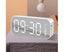 Alarm Clock Decorative 4.2 Version Easy Operation Mirror Screen Digital Clock Carousel 4