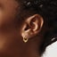 14k Yellow Gold Endless Hoop And Beads Earrings, 10mm Carousel 3