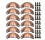 12pcs Cabinet Drawer Handles Door Pulls Carousel 7