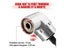 105 Degree Right Angle Drill Attachment And Flexible Angle Extension Bit Kit Carousel 7