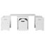 Keezi 3PCS Kids Table and Chairs Set Storage Toys Play Activity Desk Carousel 3