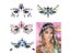 3D Sexy Face Tattoo Stickers Temporary Tattoos Glitter Fake Tattoo Rhinestones Carousel 7