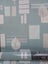 Wallpaper. Urban Style Retro - Teal & Cream. 3 roll bundle Carousel 1