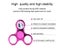 EDC LED Light Luminous Fidget Spinner Toy Glows In The Dark For Adults Children Carousel 6
